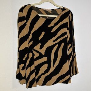 Animal Print Long Sleeve Shirt
